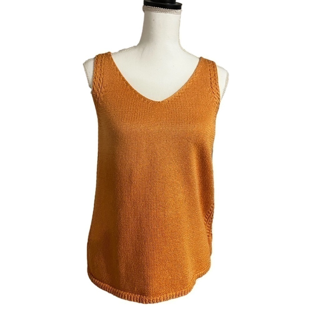 Yellow Tribal Jeans tank